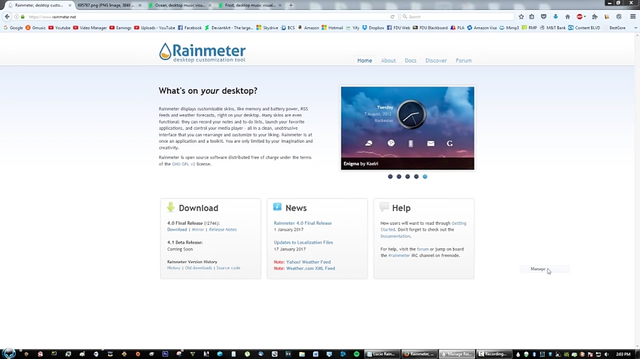Overwatch Lucio Live Equalizer Music Rainmeter Skin Desktop
