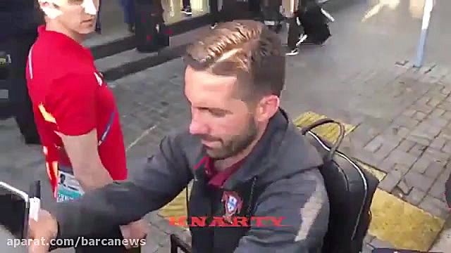 واکنش رونالدو بعد از شنیدن نام...