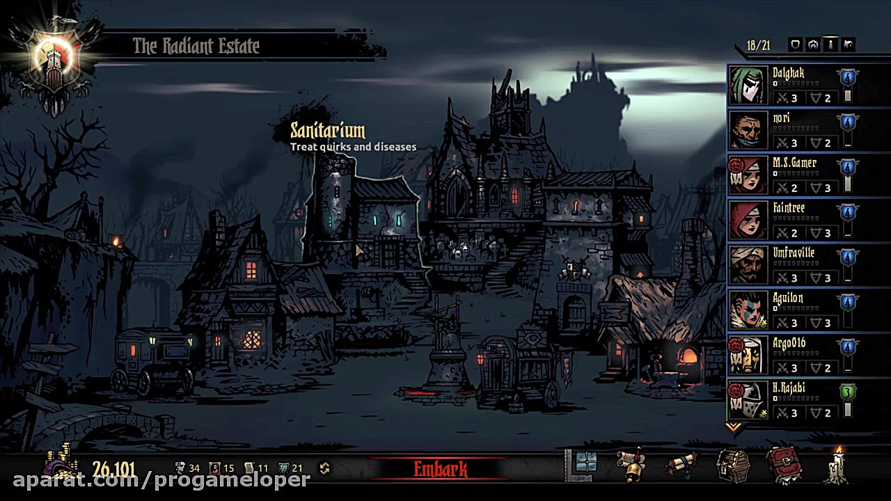 Darkest Dungeon با مشترکین کان...