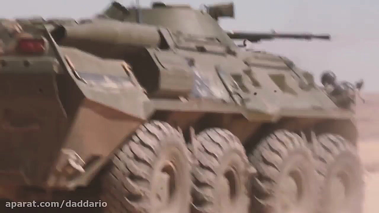 حمله نفربر زرهی BTR 80 ارتش سو...
