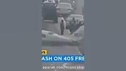 لحظه سقوط یک هواپیما در بزرگرا...