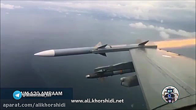 شکار پهپاد توسط جنگنده اف 16