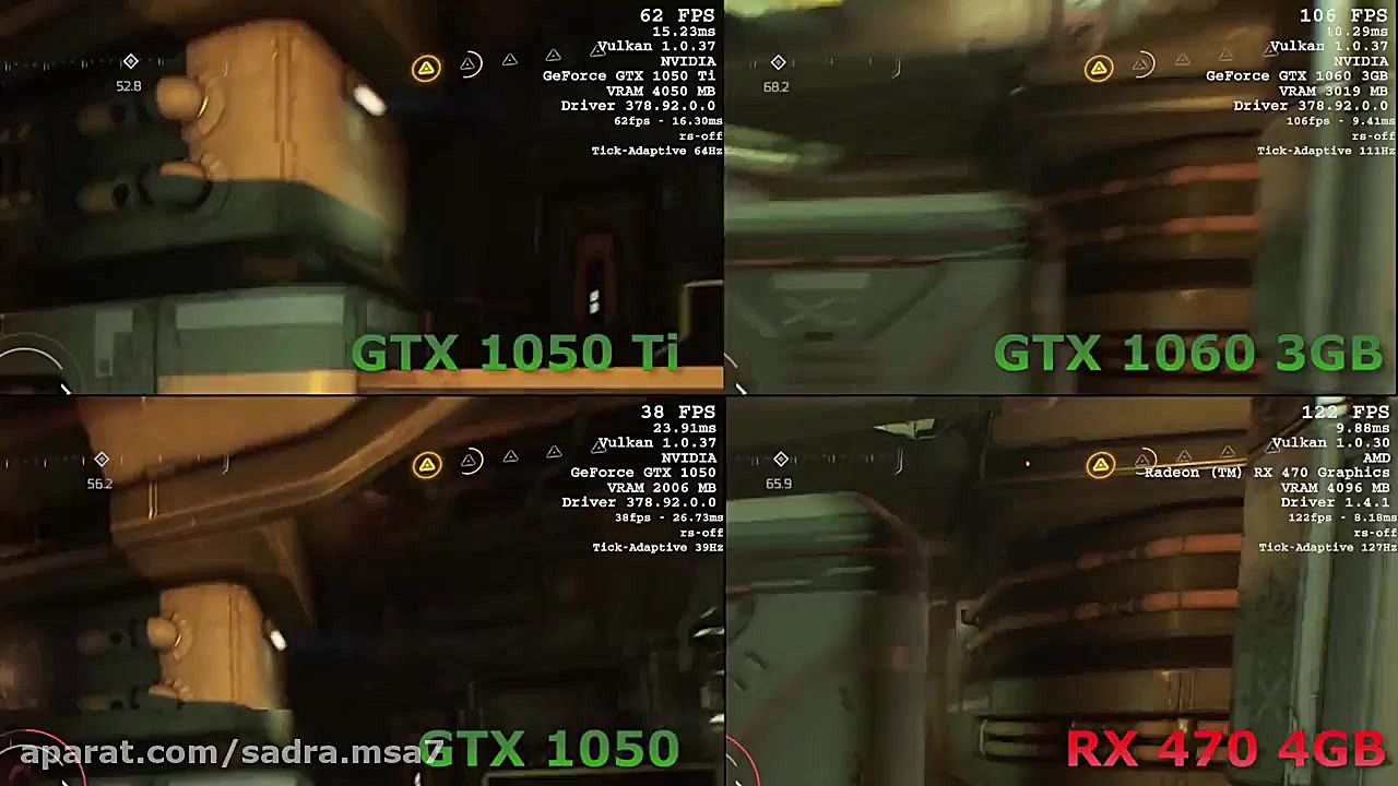 Cравнение GeForce GTX 1050 Ti...