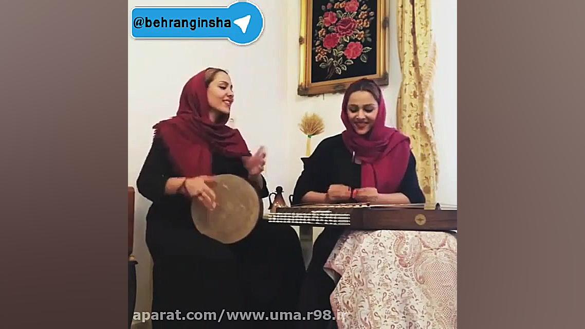 همنوازی زیبای تنبک و سنتور خوا...