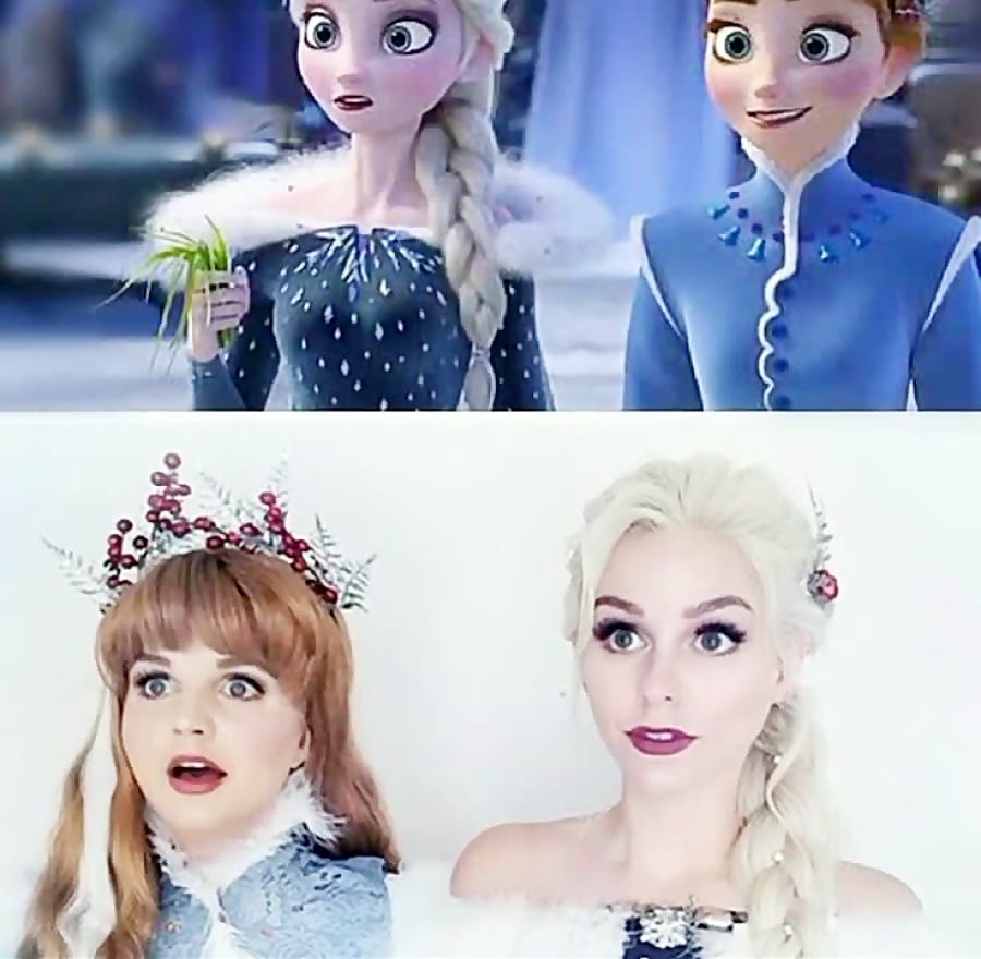 لباس السا واقعی در فروزن 3 همو...