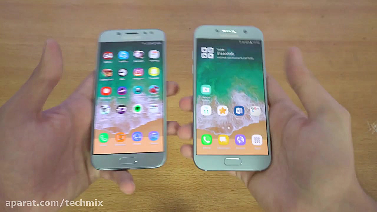 مقایسه سرعت گلکسی A5 2017 با گ...