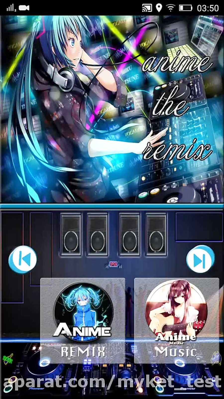 Anime music remix- mobile app