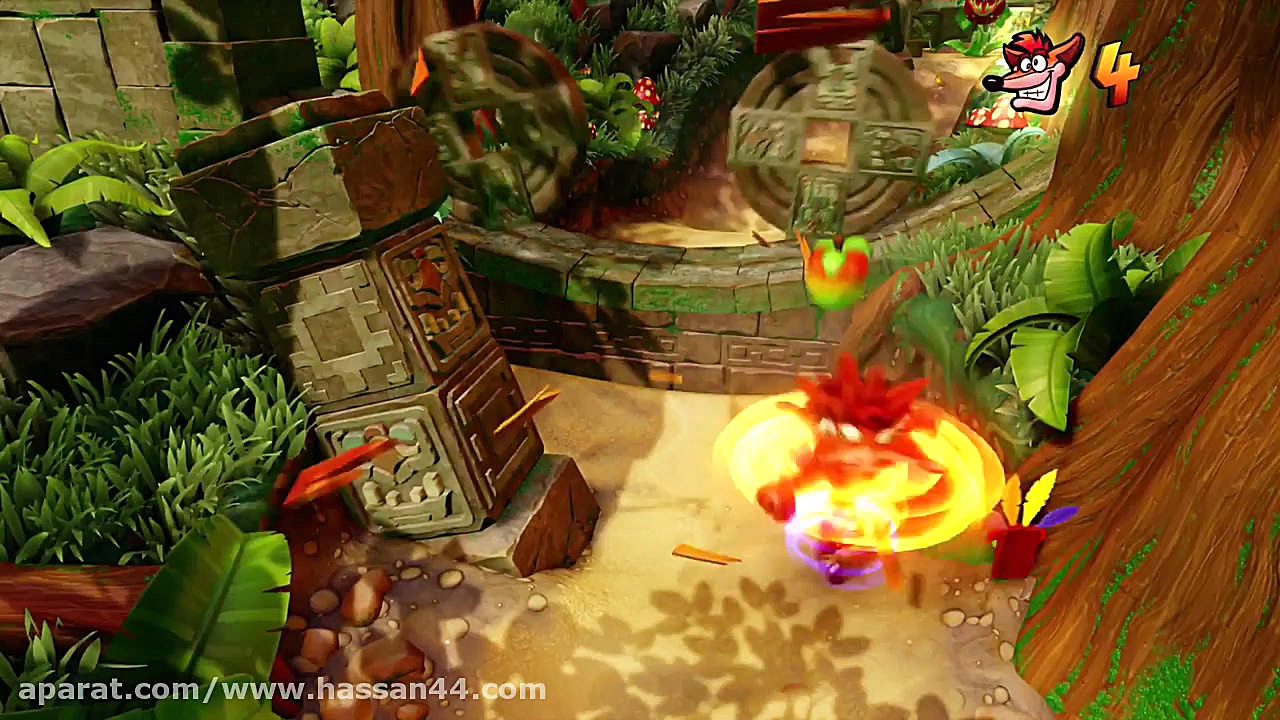 گیم پلی Crash Bandicoot پارت 1