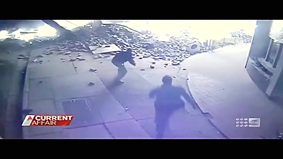 حادثه وحشتناک برای سوپر مارکت...