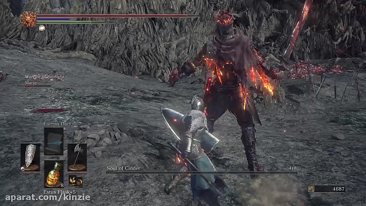 کشتن باس فایت Soul of cinder |...