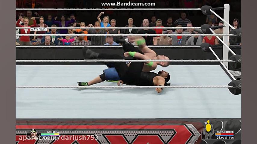 فینیشر جانسینا در wwe2k15