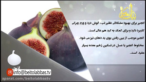 دانش تغذیه  خواص درمانی انجیر