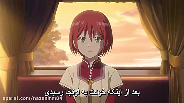 انیمه سفید برفی با موهای قرمز...