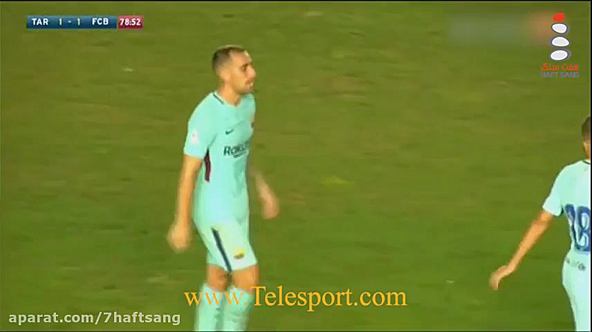 توقف بارسلونا در دیدار دوستانه...