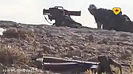 حمله کردها با موشک ضد زره به ا...