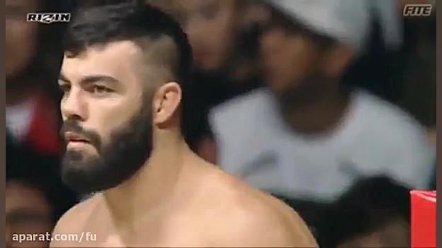 مبارزه امیر علی اکبری با تایلر...