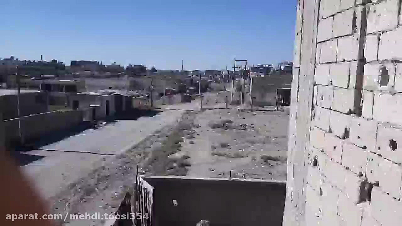 نمایی نزدیک از بمباران هوایی ر...