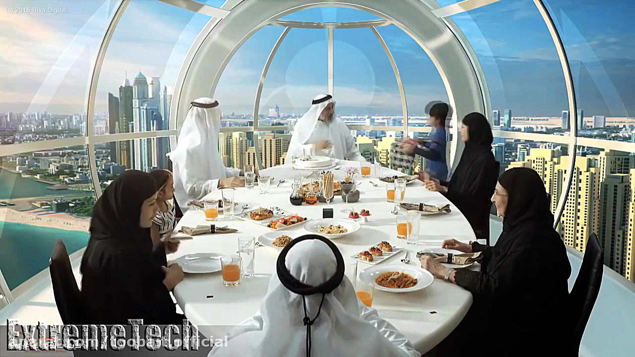 بزرگترین چرخ فلک دنیا را در دب...