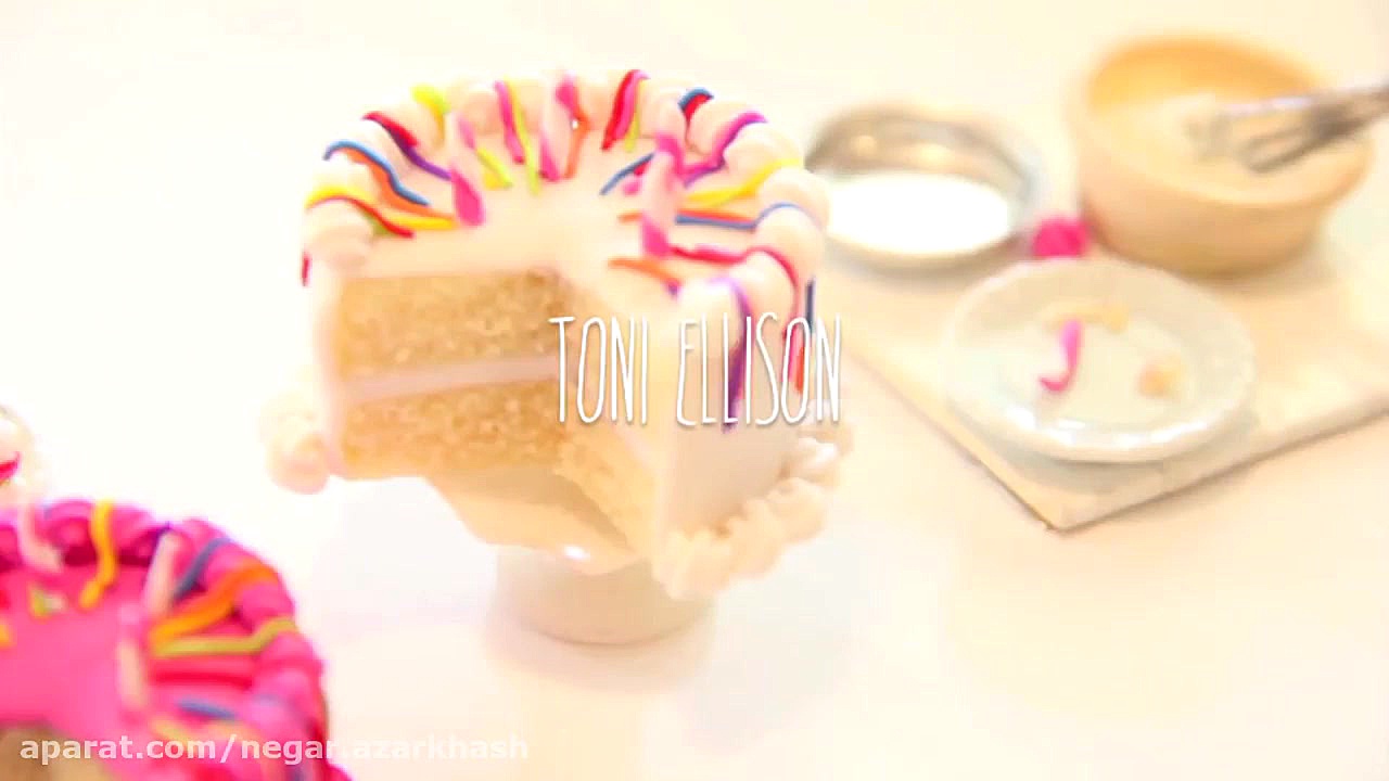 Birthday Cake  Miniature Polym...