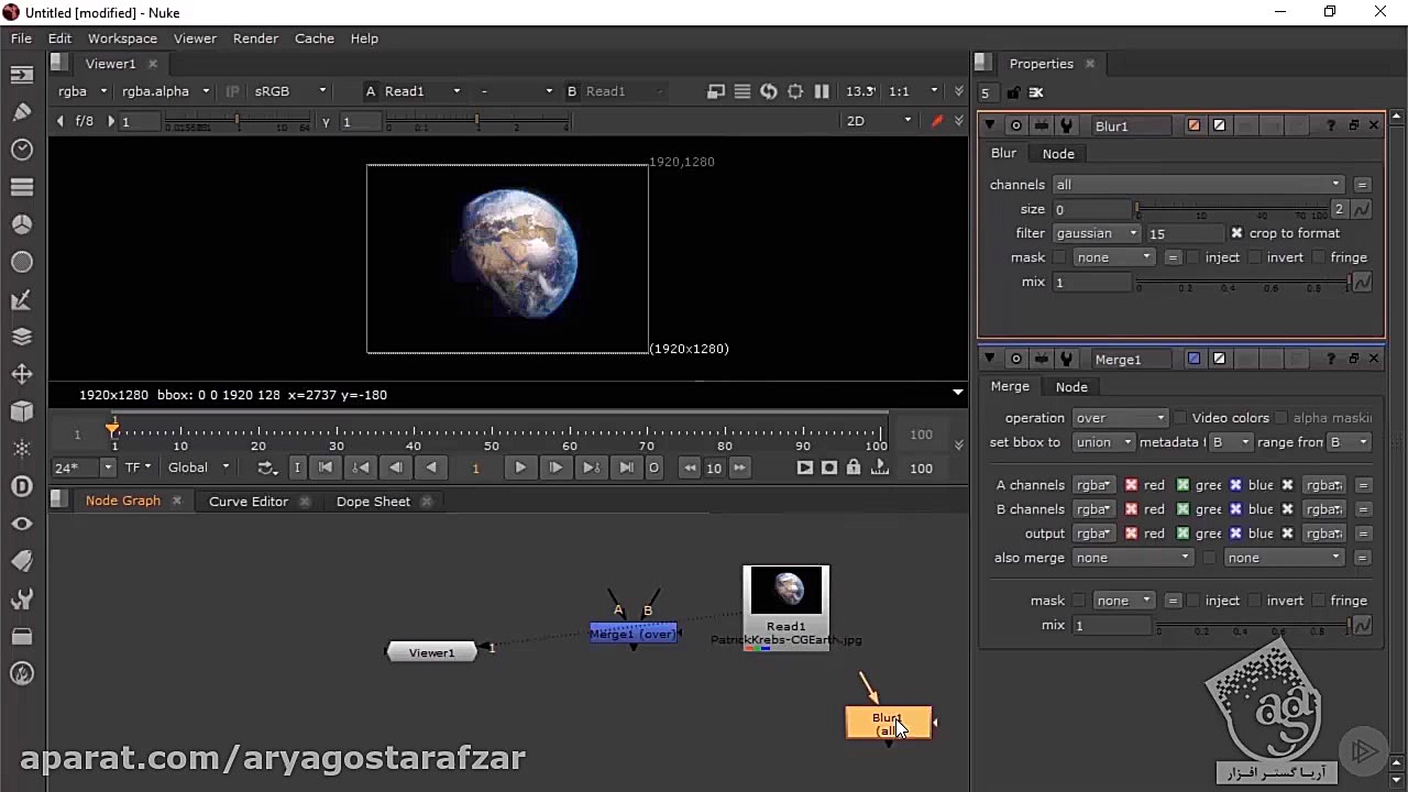 آموزش Nuke  آشنایی و آموزش محی...