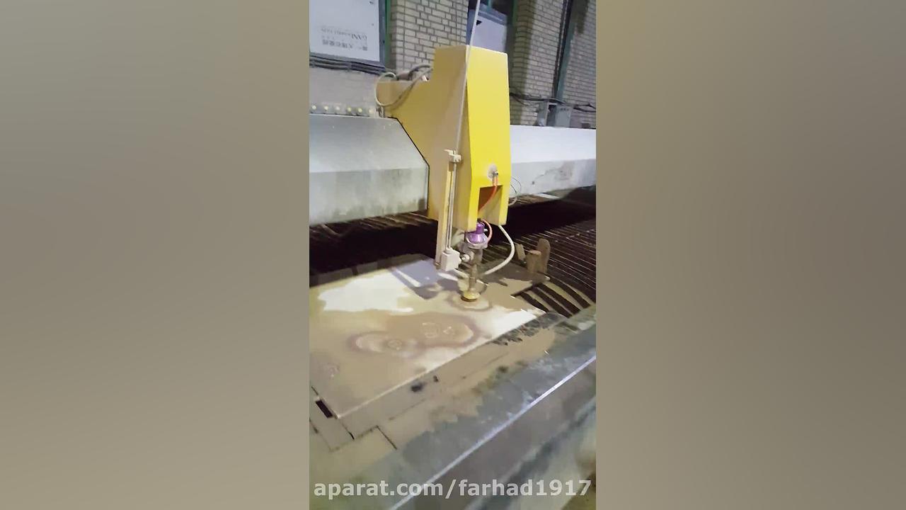 خدمات برش واترجت نگاره معرق با برش اب