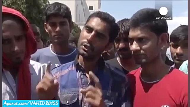 درگیری مهاجران افغانی و ایرانی...