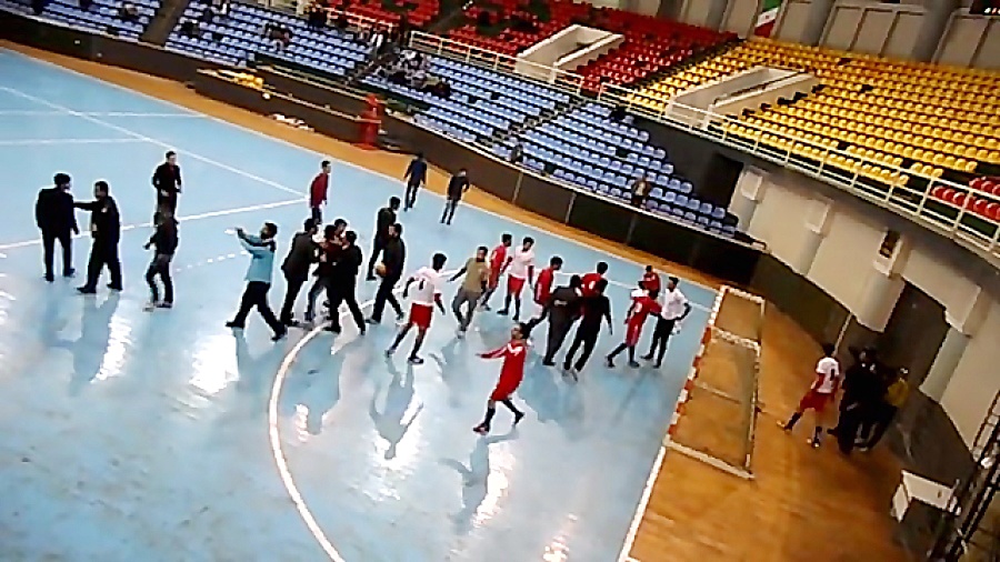 درگیری در جام حذفی فوتسال