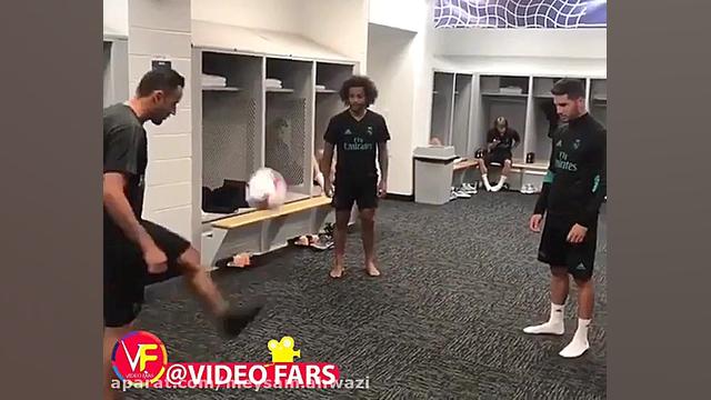 حرکات تکنیکی بازیکنان رئال ماد...