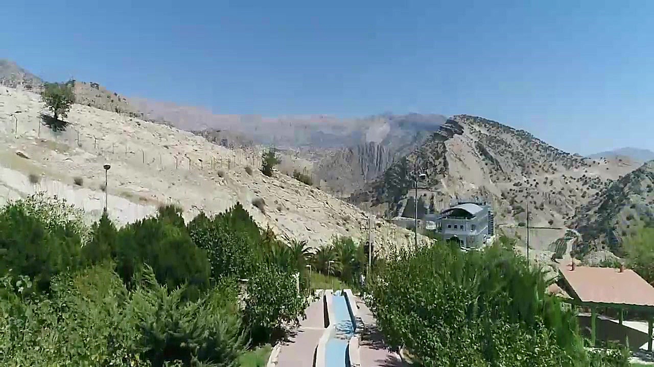 نمایی هوایی از سد کارون 3