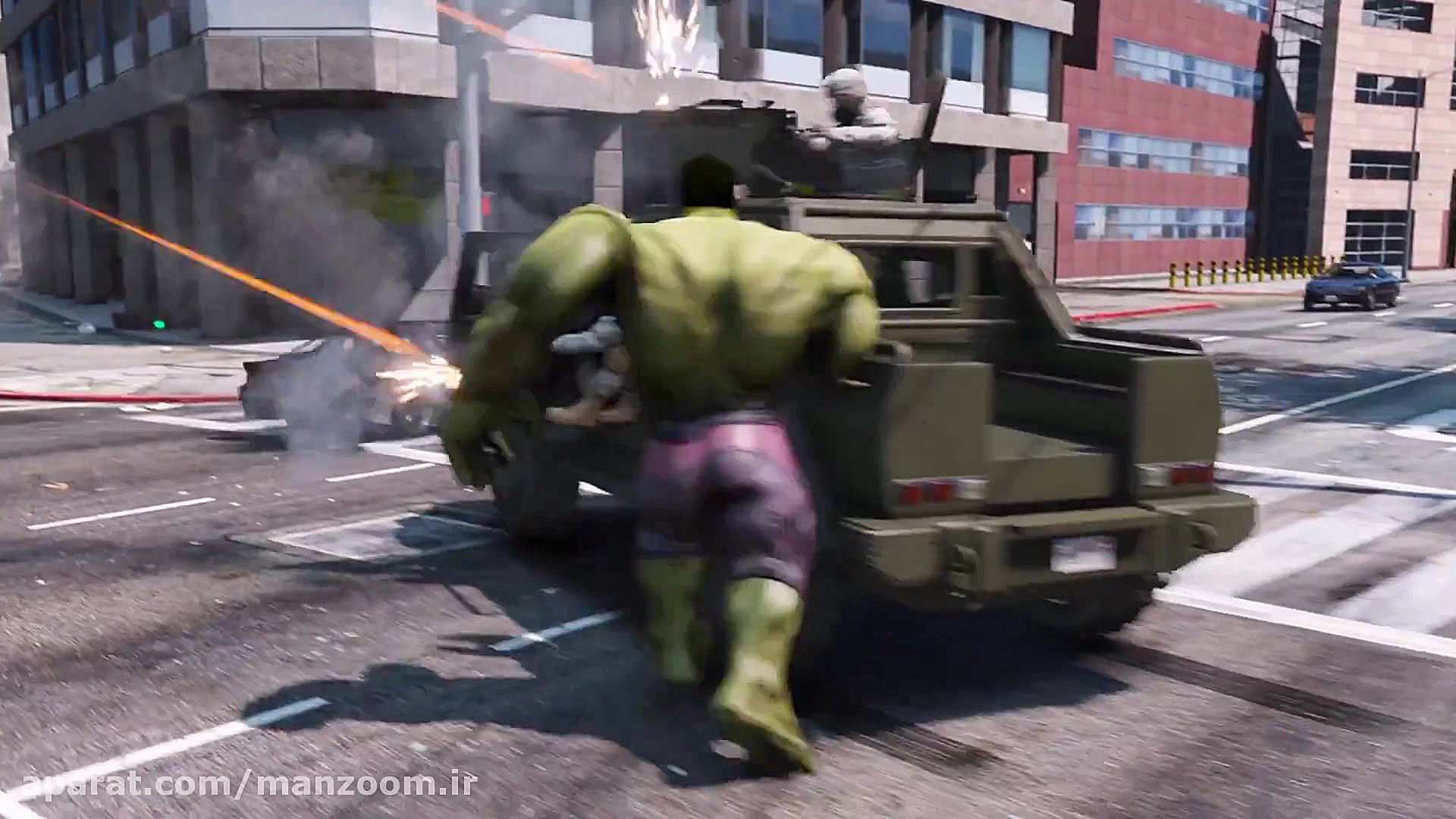 نبرد هالک شگفت انگیز و مرد عنک...