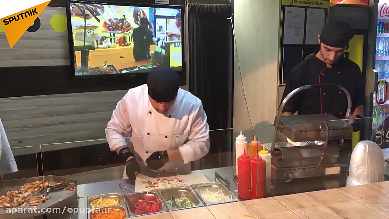 فست فود به این میگن : تهیه غذا...