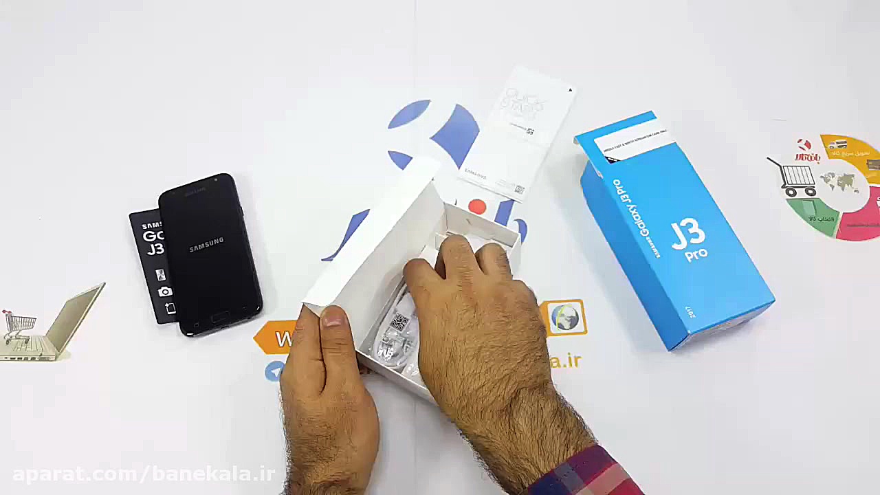 آنباکس گوشی Samsung Galaxy J3...