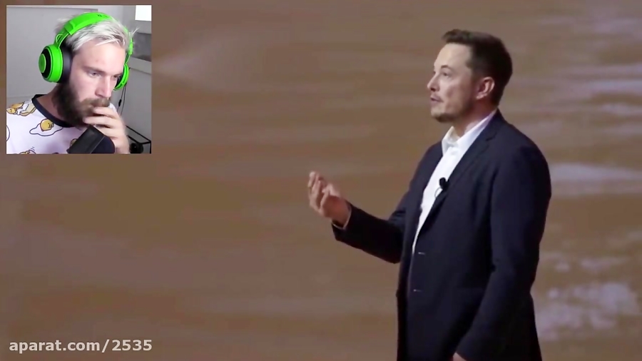 ایلان ماسک  PewDiePie