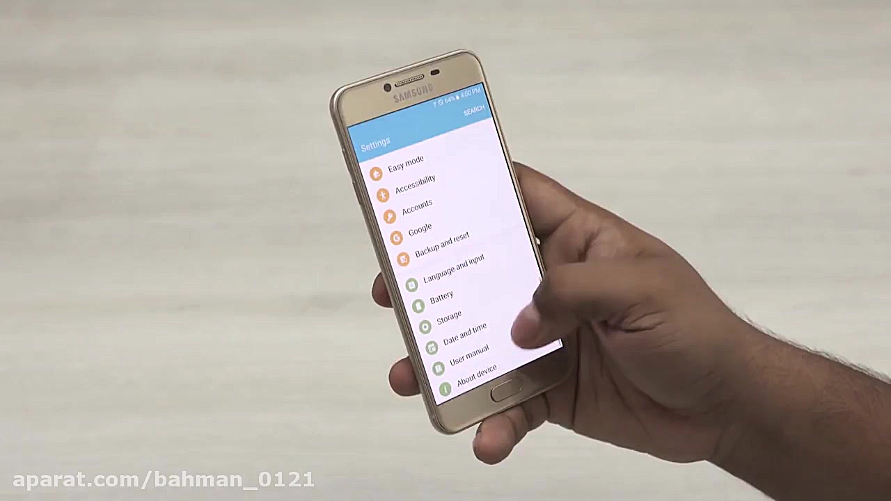 جعبه گشایی گوشی موبایل سامسونگ...