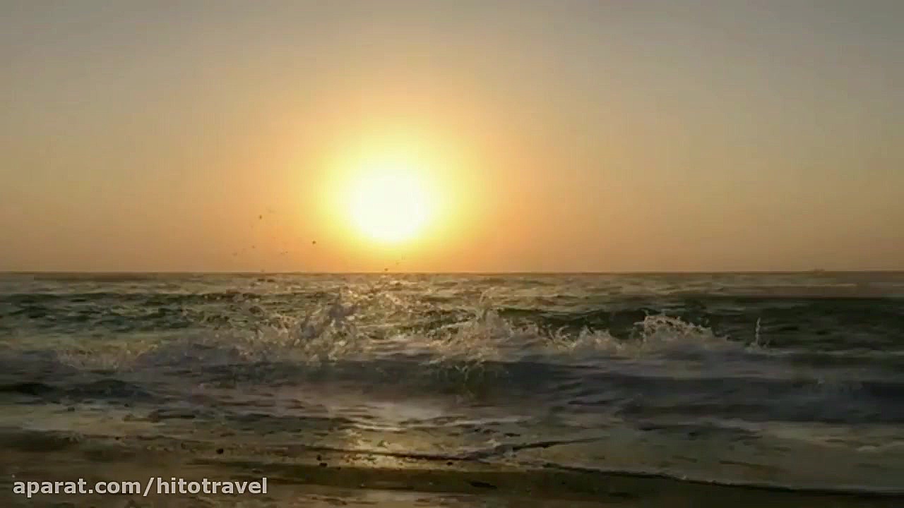 غروب جزیره کیش