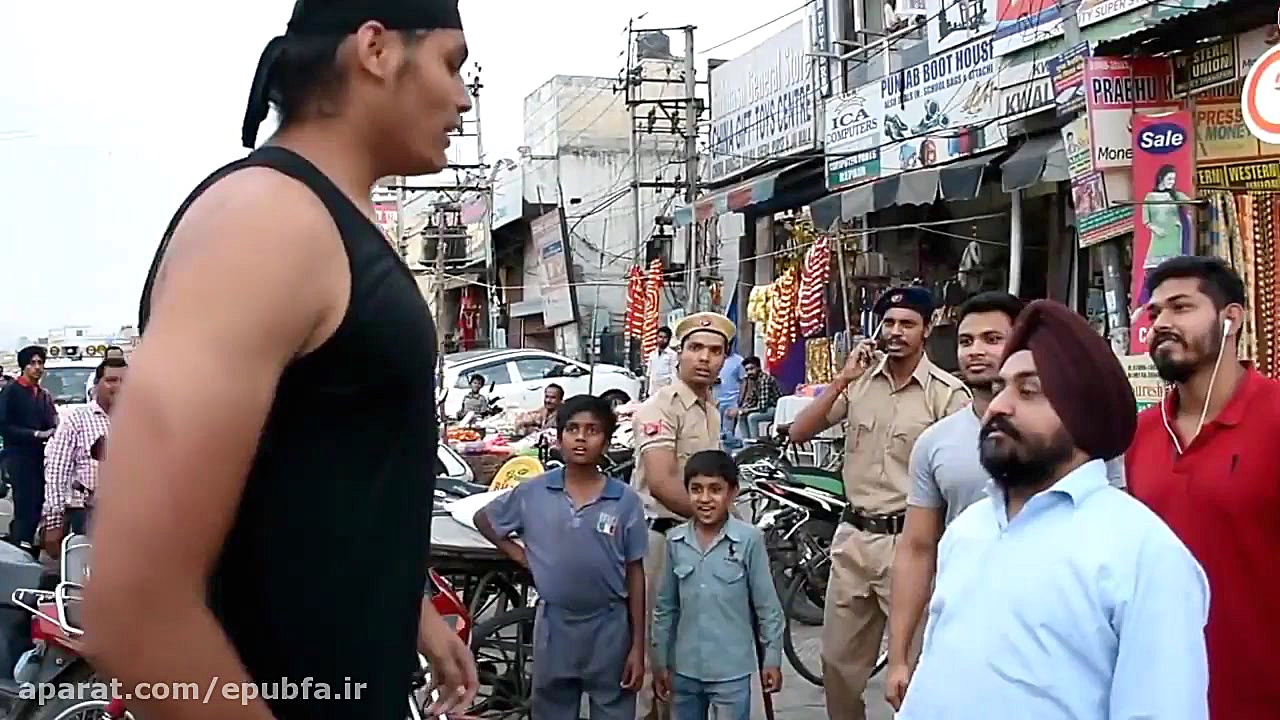 اجرای فن باحال کشتی کچ روی پلی...