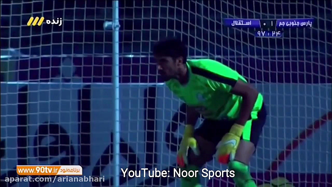 خلاصه بازی پارس جنوبی جم 2 0 ا...