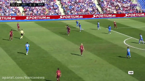 حرکات لیونل مسی مقابل ختافه