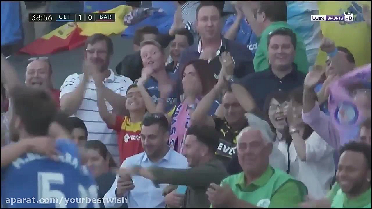 خلاصه بازی بارسلونا  ختافه