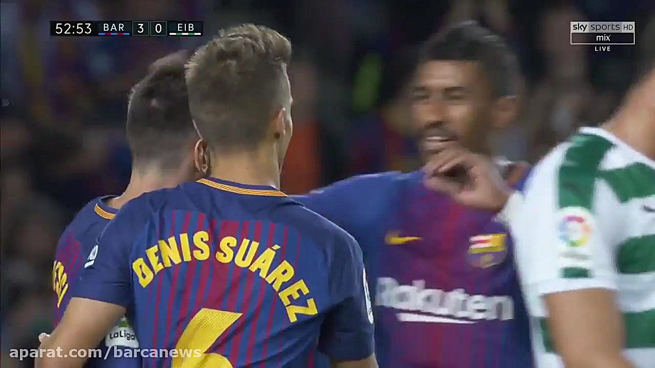 بارسلونا 6 1 ایبار ( خلاصه باز...