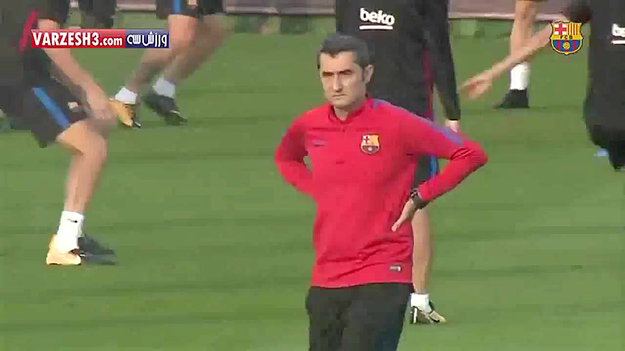 جدید ترین تمرین بارسلونا