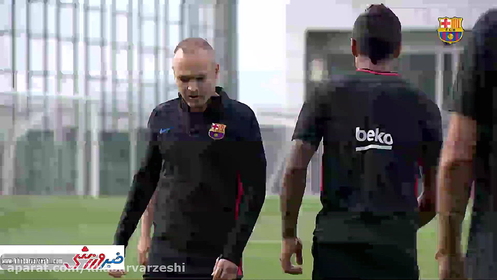 تمرینات امروز بارسلونا
