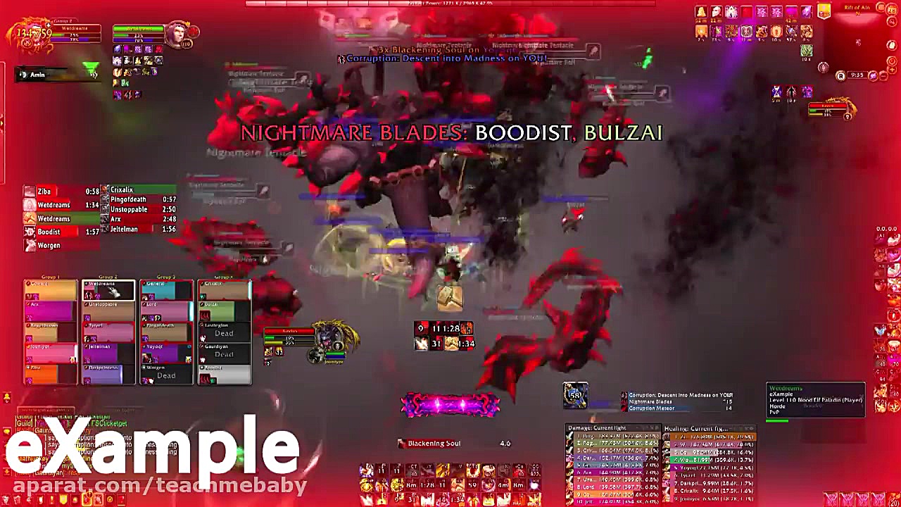 eXample vs Xavius  Realm First...