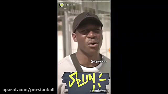 پخش ویدیو پرشین بال در صفحه اص...