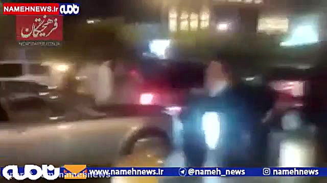 حمله معترضین به رانندگی به زنا...