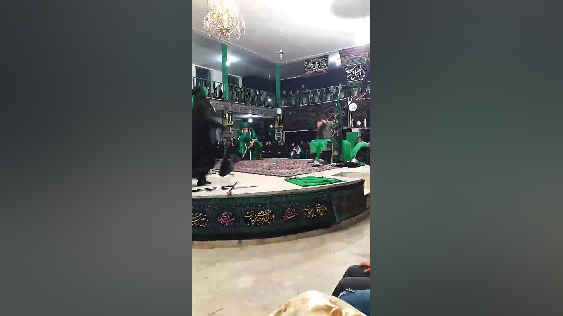 مراسم شبیه خوانی شهادت حضرت اب...