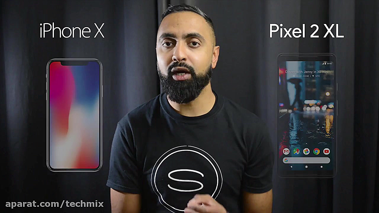 مقایسه آیفون X با گوگل پیکسل 2...