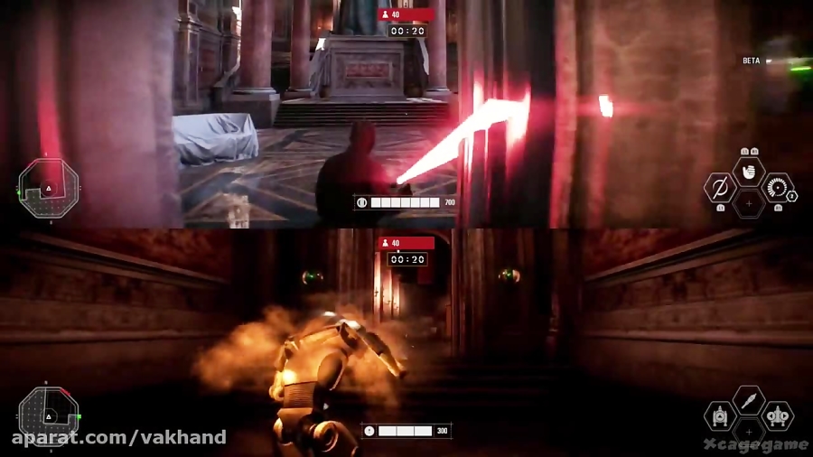 Star Wars Battlefront 2 Split Screen Gameplay PS4 Pro Beta