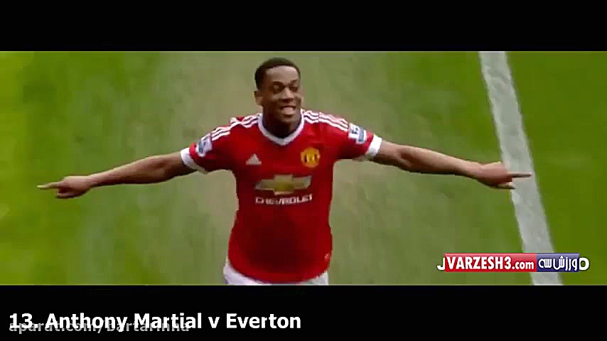 تمام گلهای آنتونی مارسیال برای...