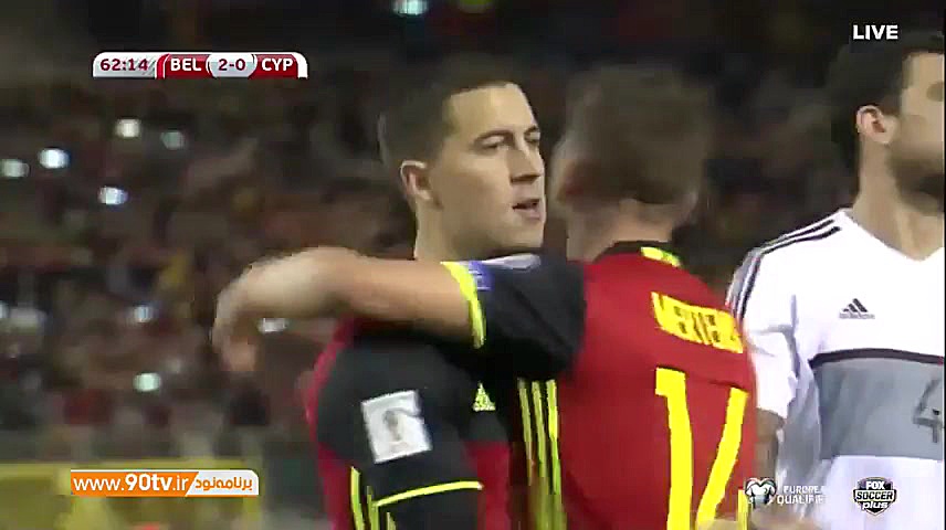 گلهای بازی: بلژیک 4 0 قبرس